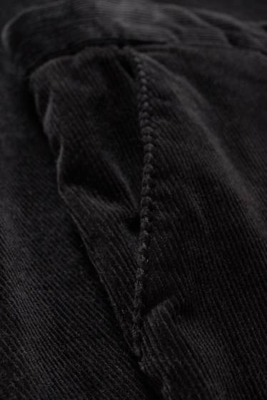 Home - Pantalons de pana - regular fit - negre