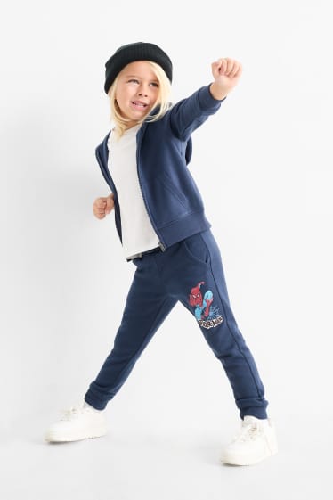 Kinder Buben - Multipack 2er - Spider-Man - Jogginghose - dunkelblau