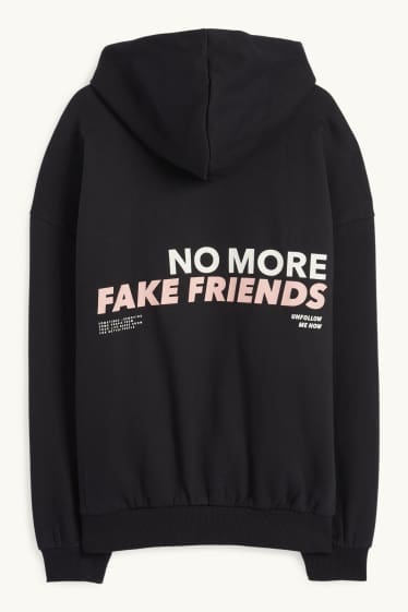 Femmes - Sweat à capuche - noir