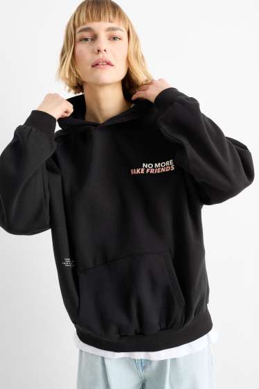 Femmes - Sweat à capuche - noir