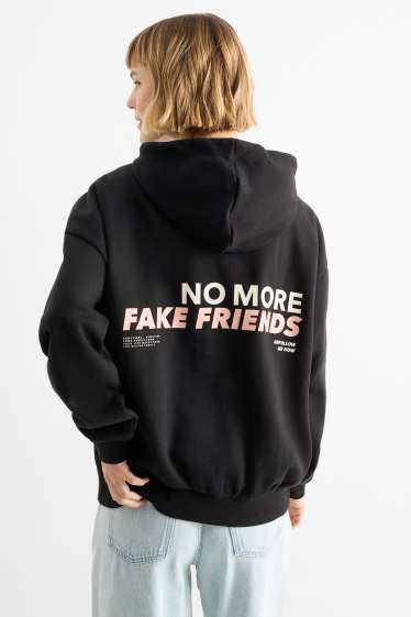 Femmes - Sweat à capuche - noir