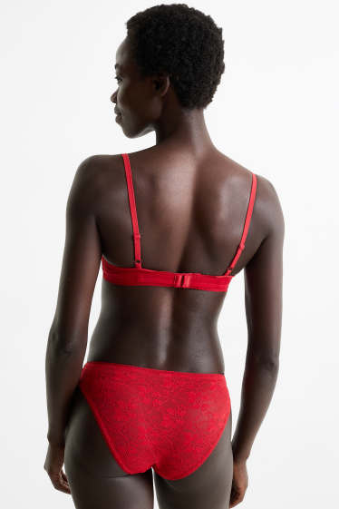 Damen - Slip - rot