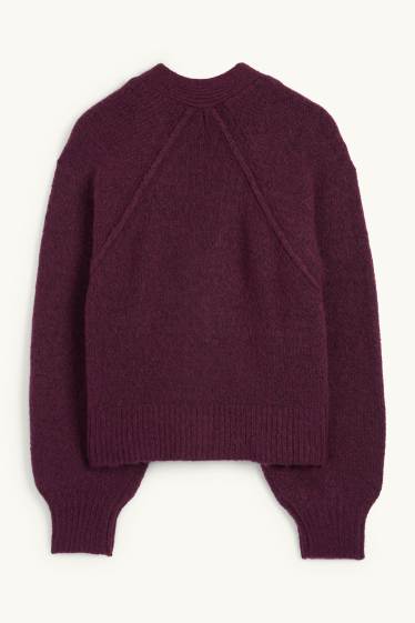 Femmes - Gilet en maille - violet