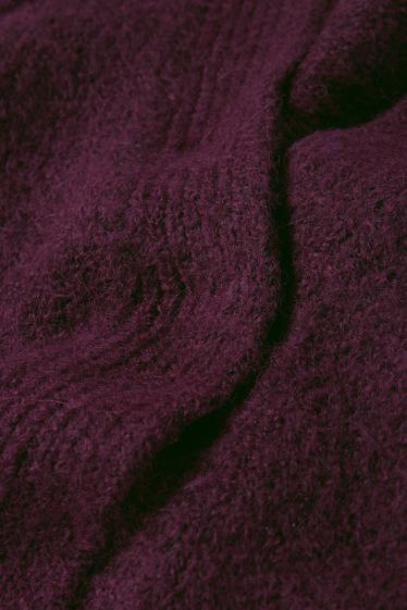 Femmes - Gilet en maille - violet