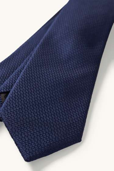 Home - Vestit amb corbata - regular fit - 4 peces - blau fosc