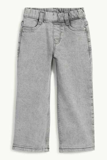 Bambine - Jeans a gamba larga - jeans grigio chiaro