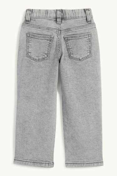 Bambine - Jeans a gamba larga - jeans grigio chiaro