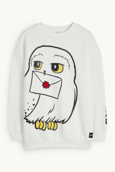 Kinderen: meisjes - Harry Potter - sweatshirt - wit