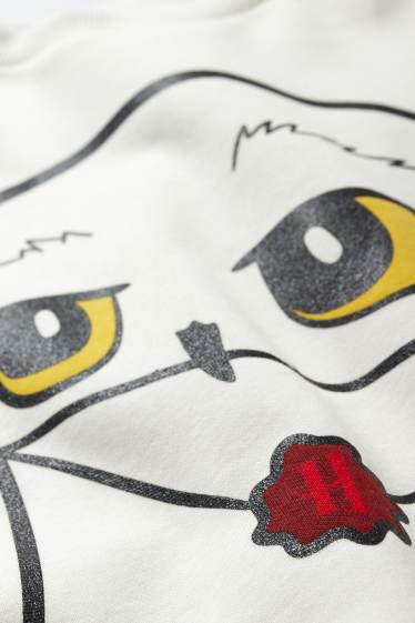 Kinderen: meisjes - Harry Potter - sweatshirt - wit