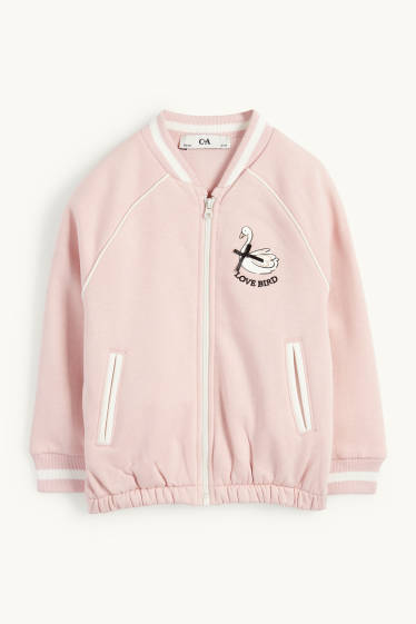 Enfants filles - Cycle - veste campus - rose