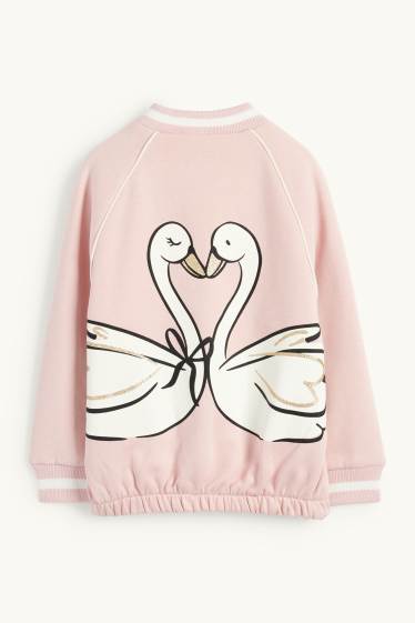 Enfants filles - Cycle - veste campus - rose