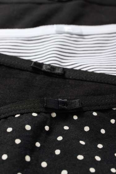 Damen - Multipack 4er - Slip - schwarz