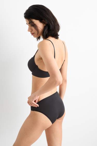 Donna - Confezione da 3 - slip - nero