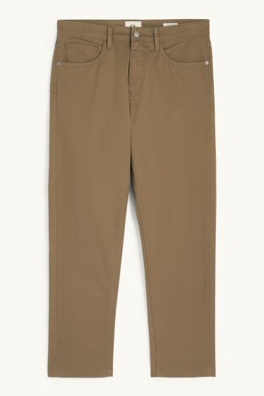 Home - Pantalons - regular fit - caqui