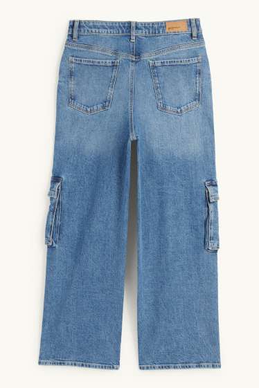 Bambine - Jeans cargo - jeans azzurro
