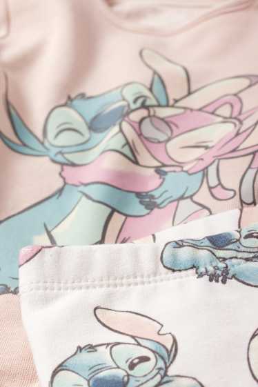 Neonate - Lilo & Stitch - pigiama per neonati - 2 pezzi - rosa