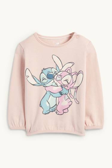 Neonate - Lilo & Stitch - pigiama per neonati - 2 pezzi - rosa