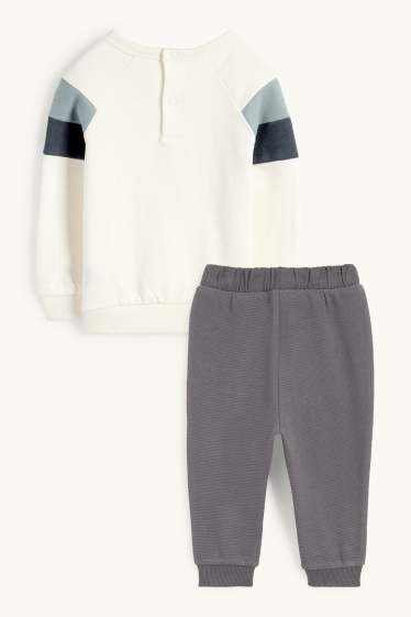 Nadó nen - Mickey Mouse - conjunt per a nadó - 2 peces - blanc trencat