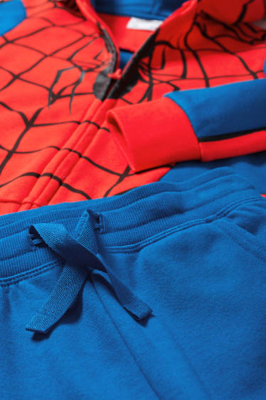 Kinderen: jongens - Spider-Man - set - sweatvest en joggingbroek - 2-delig - rood