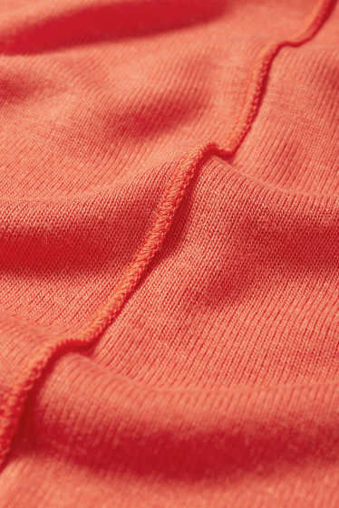 Mujer - Camiseta de manga larga - naranja oscuro