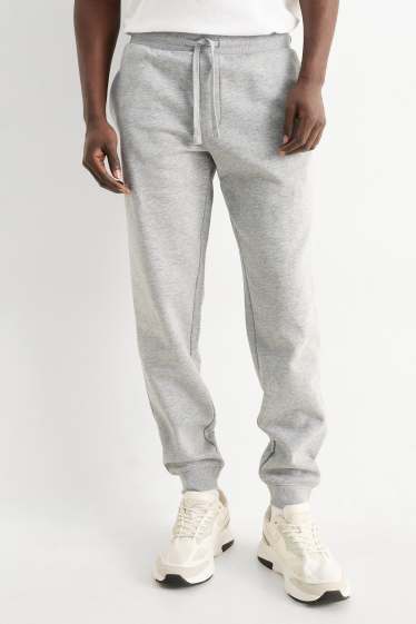 Bărbați - Pantaloni de trening - gri deschis melanj