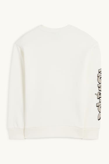 Bambini - Pokémon - Pikachu - felpa - bianco crema