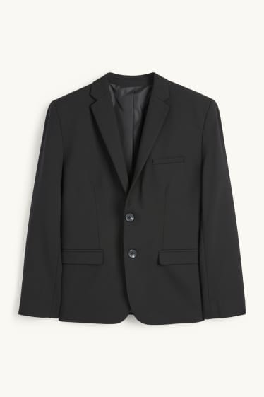 Enfants garçons - Veste de costume - Stretch - LYCRA® - noir