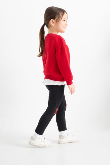 Kinder Mädchen - Minnie Maus - Thermoleggings - schwarz