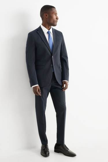 Bărbați - Pantaloni modulari - body fit - Flex - LYCRA® - Mix & Match - albastru închis