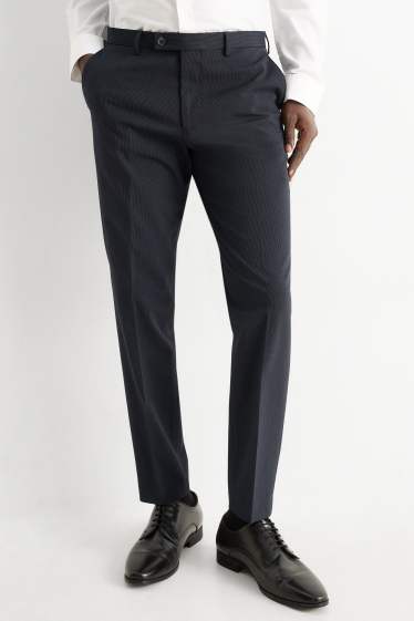 Bărbați - Pantaloni modulari - body fit - Flex - LYCRA® - Mix & Match - albastru închis