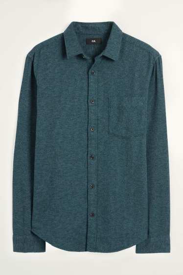 Herren - Hemd - Regular Fit - Kent - grün
