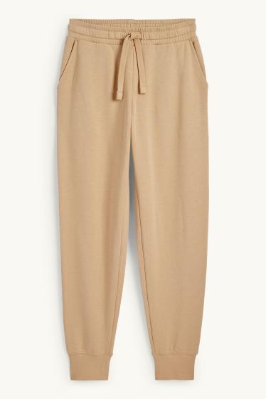 Women - Joggers - beige