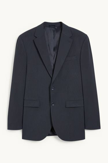 Hommes - Veste de costume - regular fit - Flex - Mix & Match - bleu foncé
