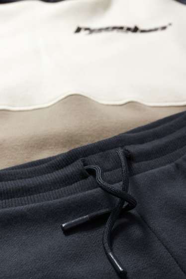 Děti - chlapci - Gaming - souprava - mikina s kapucí a teplákové kalhoty - 2dílná - tmavomodrá