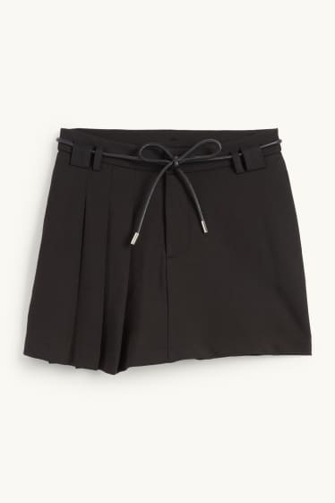 Femei - Fustă-pantalon scurtă - negru