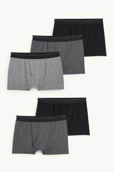 Herren - Multipack 5er - Trunks - grau