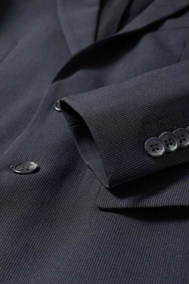 Hommes - Veste de costume - regular fit - Flex - LYCRA® - rayures - Mix & Match - bleu foncé