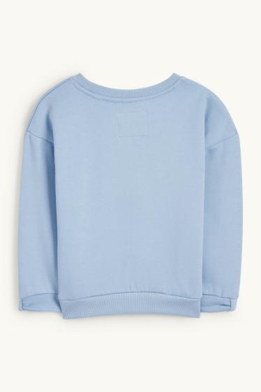 Enfants filles - Lilo & Stitch - sweat - bleu clair
