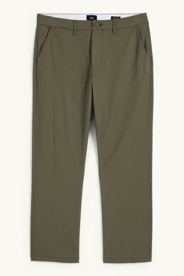 Hommes - Chino - regular fit - vert