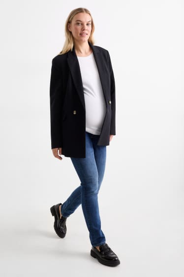 Damen - Umstandsjeans - Slim Jeans - jeansblau