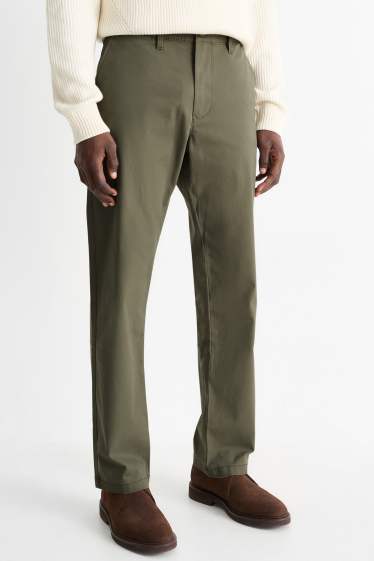 Hommes - Chino - regular fit - vert