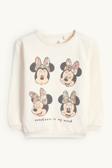 Nadó nena - Minnie Mouse - dessuadora per a nadó - blanc trencat