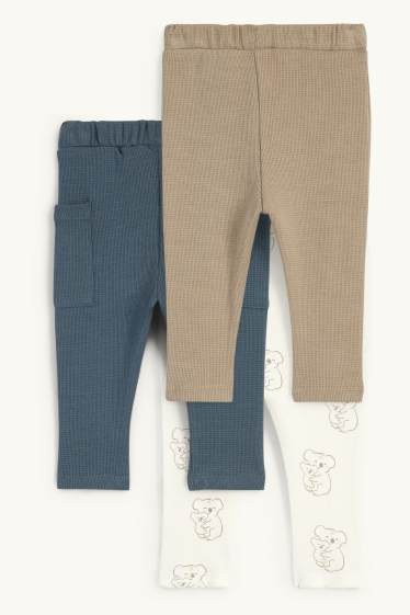 Nadó nen - Paquet de 3 - coala - pantalons de xandall per a nadó - caqui
