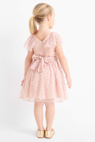 Bambine - Vestito - a fiori - rosa