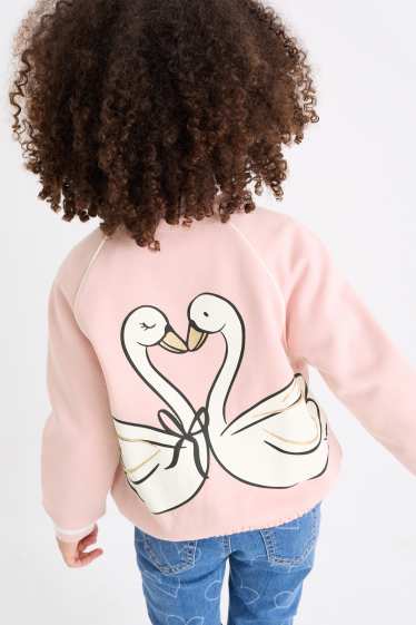 Enfants filles - Cycle - veste campus - rose