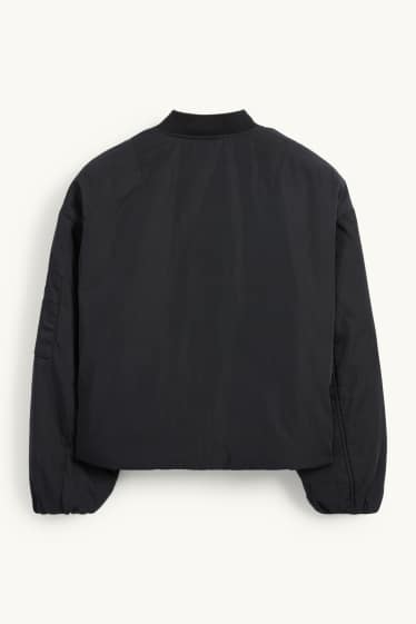 Femmes - Blouson aviateur - effet déperlant - noir