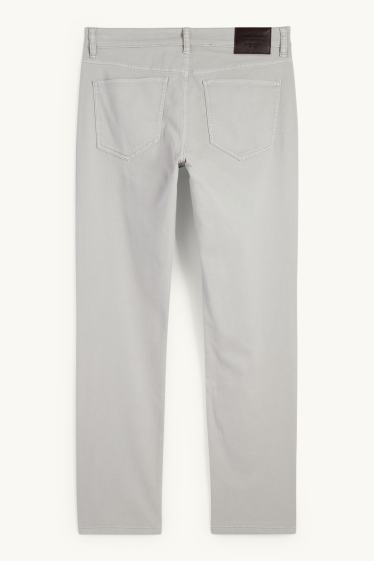 Herren - Hose - Slim Fit - Flex - LYCRA® - grau