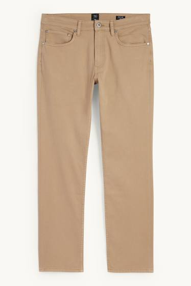 Bărbați - Pantaloni - slim fit - Flex - LYCRA® - taupe