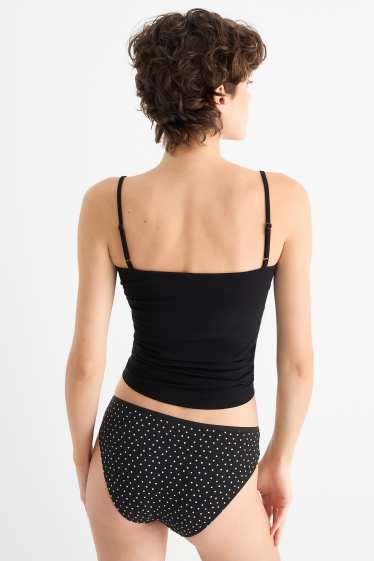 Damen - Multipack 4er - Slip - schwarz