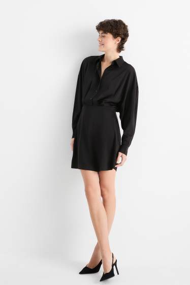 Women - Shirt dress - black